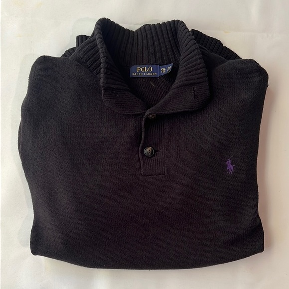 Polo Ralph Lauren Black Sweater size XXL - Picture 2 of 5